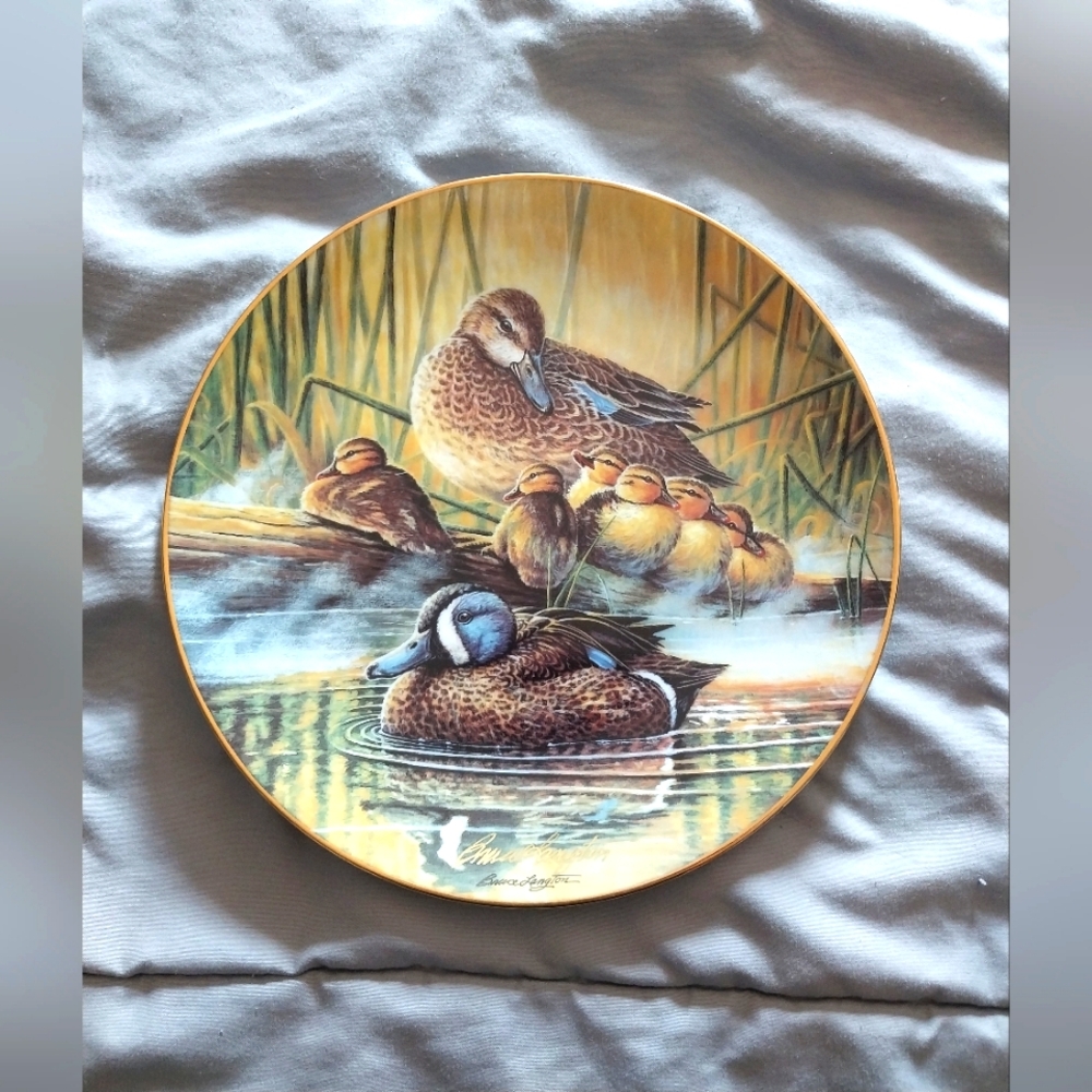 1991 "Quiet Moment" Collector Plate Crafted Under the Hallmark of W.S. George